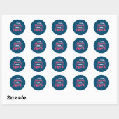Sticker Rond Mère Art One Béni Mère célibataire (Feuille)