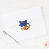 Sticker Rond Mère Banner Swallow (Enveloppe)