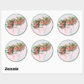 Sticker Rond Mère : cœur de la maison (Feuille)