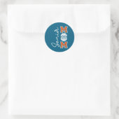 Sticker Rond Mère de basketteuse senior promotion 2026 (Sac)