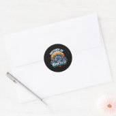 Sticker Rond Mère De Bridezilla Mère De La Mariée Drôle Mot (Enveloppe)
