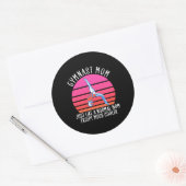 Sticker Rond Mère de gymnaste (Enveloppe)