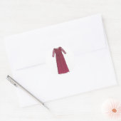Sticker Rond Mère de la robe de mariée Mariage fête de mariée (Enveloppe)