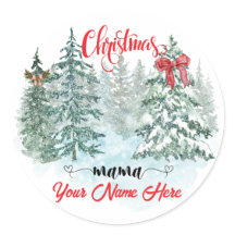 Mère de Noël personnalisée Fête Mère personnalisée