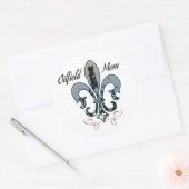 Sticker Rond mère d'huile (Enveloppe)