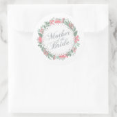 Sticker Rond Mère du Mariage de mariée | Sceau à coller (Sac)