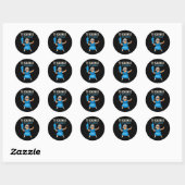 Sticker Rond Mère espagnole mexicaine drôle (Feuille)