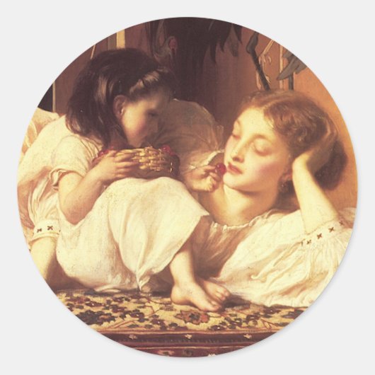 Sticker Rond Mère et enfant (Devant)