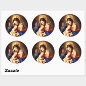 Sticker Rond Mère Marie (Feuille)