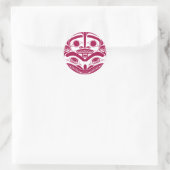 Sticker Rond 'Mère Ours' (Sac)