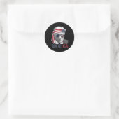 Sticker Rond Merica Trump 4 juillet heureux Trump Drapeau améri (Sac)