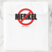 Sticker Rond Merkel DOIT partir ! (Sac)