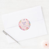 Sticker Rond Mermaid Dive en cinq fêtes d'anniversaire (Enveloppe)