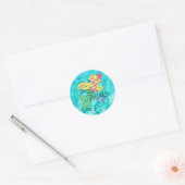 Sticker rond Mermaid Life BL Classic (Enveloppe)