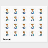 Sticker Rond Mermaid Thunder_Cove (Feuille)