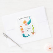 Sticker Rond Mermaids Bookplaques (Enveloppe)