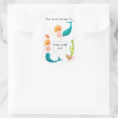 Sticker Rond Mermaids Bookplaques (Sac)