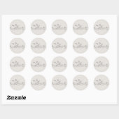 Sticker Rond Merman (Feuille)