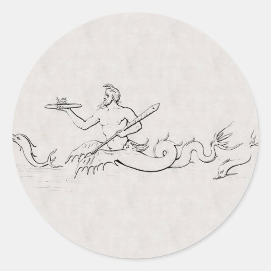 Sticker Rond Merman (Devant)