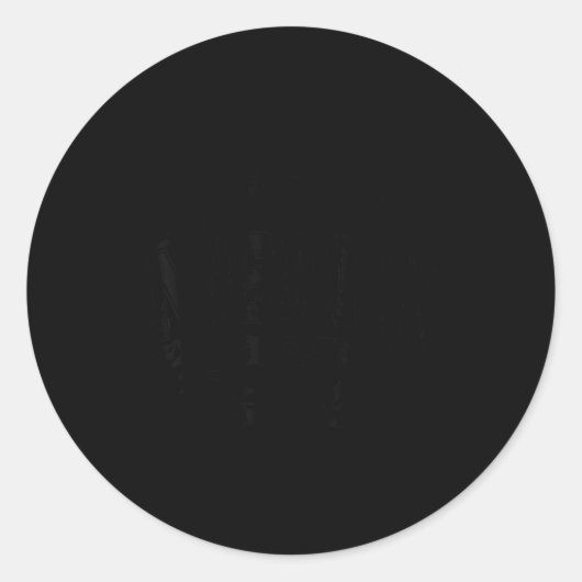 Sticker Rond Merry And Bright Moody And Uptight Christmas Coupl (Devant)