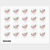 Sticker Rond Merry christmas stickervel (Feuille)