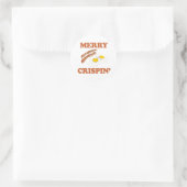 Sticker Rond Merry Crispin (Sac)