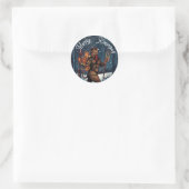 Sticker Rond Merry Krampus (Sac)