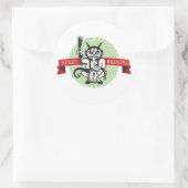 Sticker Rond Merry Krampus (Sac)