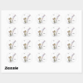 Sticker Rond Merry Mouse Moe Cadeaux/Stickers (Feuille)
