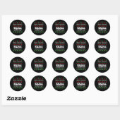 Sticker Rond Merry Shitter'S Full Ugly (Feuille)