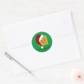Sticker Rond Merry Wafflemas Christmas Wafflemas (Enveloppe)