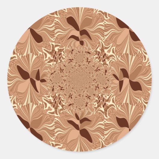 Sticker Rond Mes couleurs de café du matin (Devant)