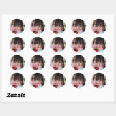 Sticker Rond mes enfants (Feuille)