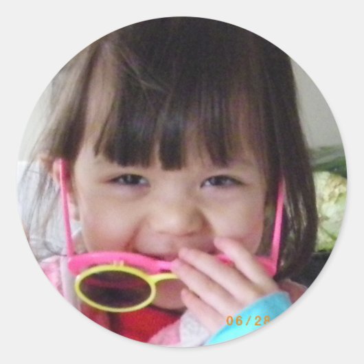Sticker Rond mes enfants (Devant)