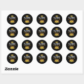 Sticker Rond Mes Gens Préférés M'Appelent Nana (Feuille)