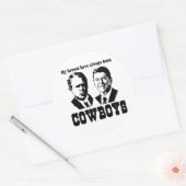 Sticker Rond Mes héros ont toujours été des cowboys (Enveloppe)