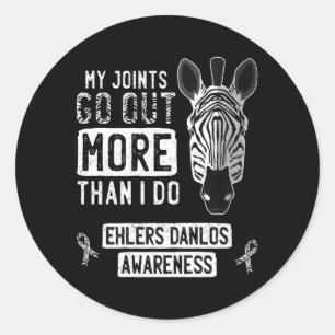 Sticker Rond Mes Joints Sortez Ehlers-Danlos Syndrome Eds Award