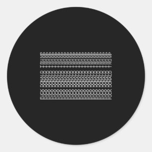 Sticker Rond Message caché subtil anti Trump Féminisme sarcasti