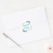 Sticker Rond message positif pour l'autogestion (Enveloppe)