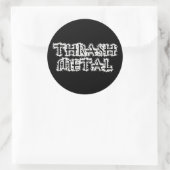 Sticker Rond Métal à broche (Sac)