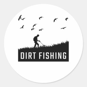 Sticker Rond Metal Detecting Metal Detector