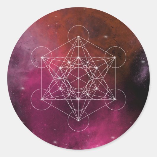 Sticker Rond Metatron arcangel zen (Devant)