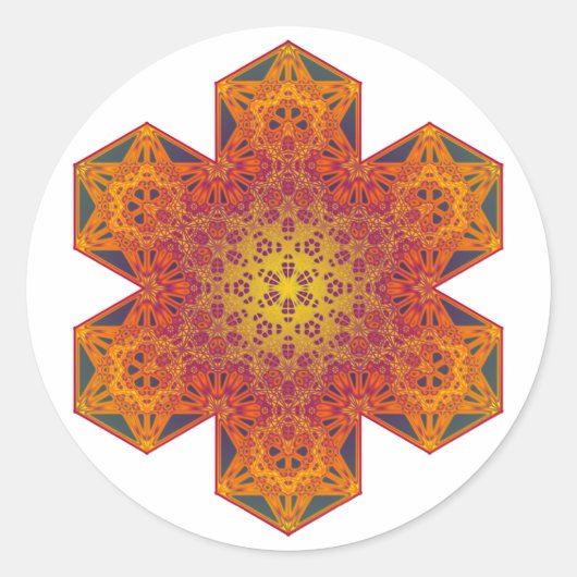 Sticker Rond métatrone (Devant)