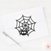 Sticker Rond Mete Halloween Spider Web (Enveloppe)