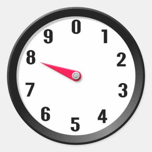 Sticker Rond Mètre 8 (Devant)