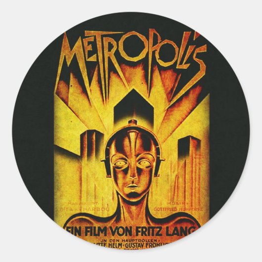 Sticker Rond MÉTROPOLE Originale RESTORED Adaptation (Devant)
