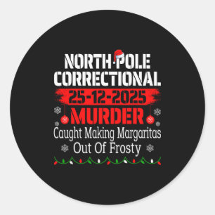 Sticker Rond Meurtre de North Le Correctional pris en train de