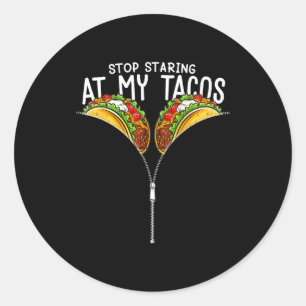Sticker Rond Mexicain hilarant drôle cinq de mayo arrêtez de re