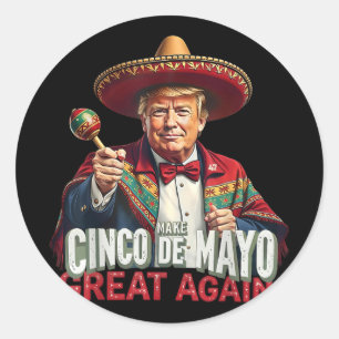 Sticker Rond Mexicain Rendre Fantastique Cinco De Mayo