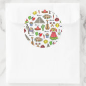 Sticker Rond Mexico | (Sac)